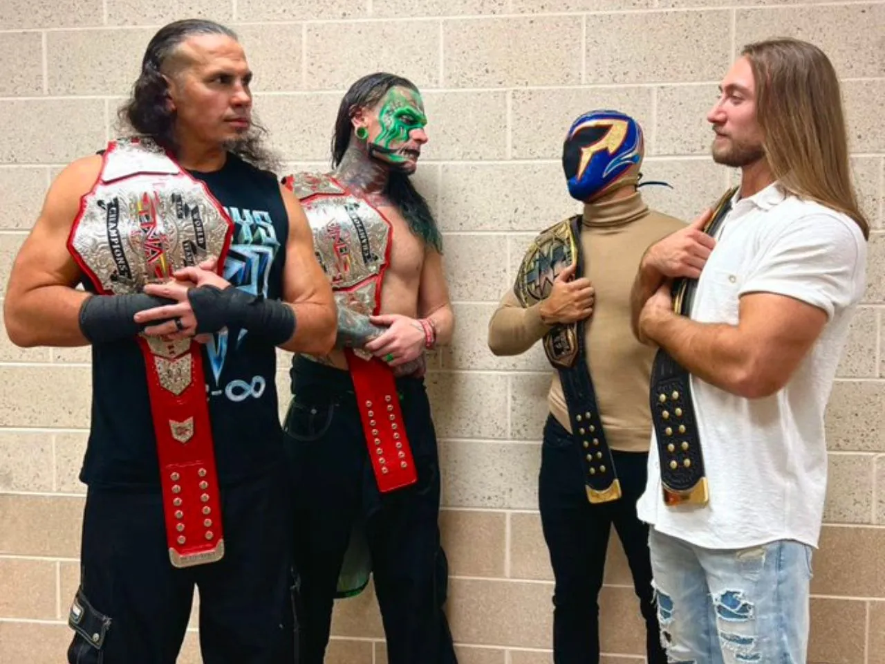 Fraxiom vs Hardy Boyz for the TNA World Tag Team Championship