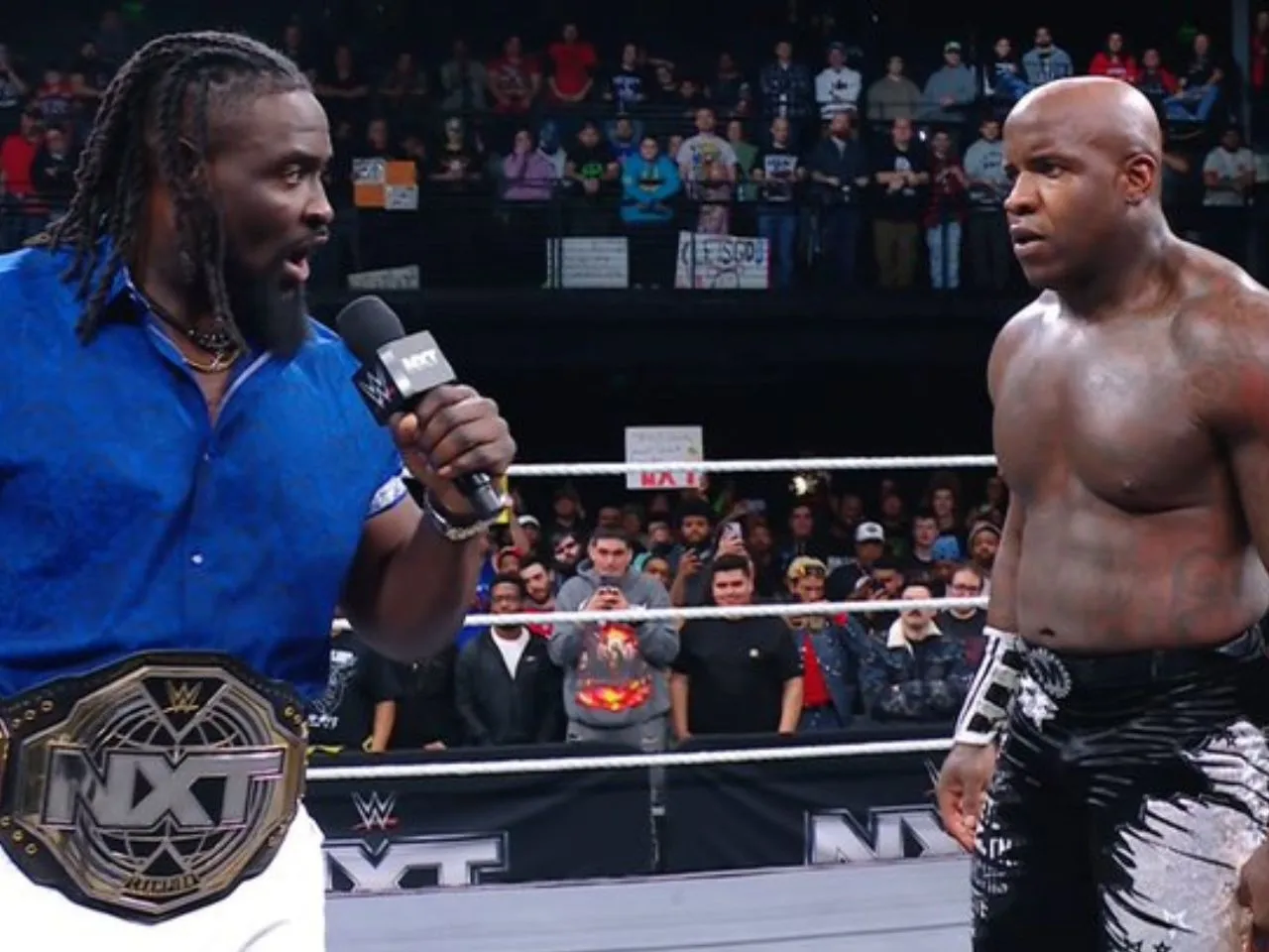 WATCH: Oba Femi confirms his match against Moose at NXT Roadblock