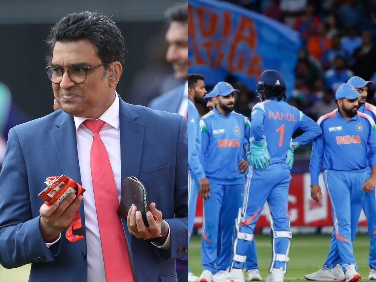 Sanjay Manjrekar and Team India (File Photo: X)