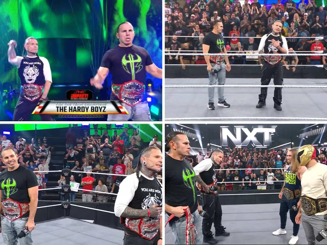 WATCH: Fans chant 'Welcome Home' as Hardy Boyz speak on WWE NXT