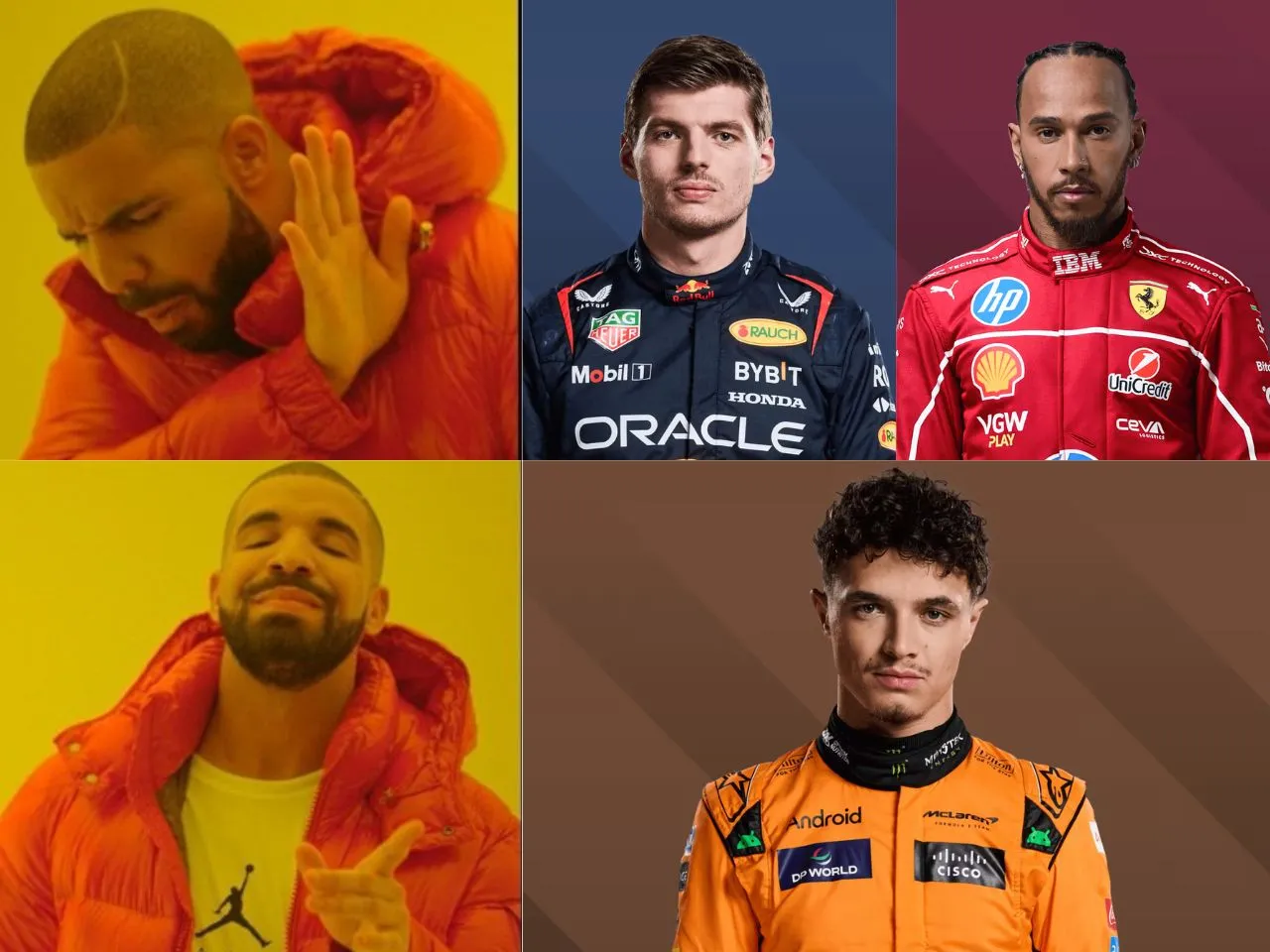 Drake placed a huge Bet on Lando Norris winning F1 2025 World Title