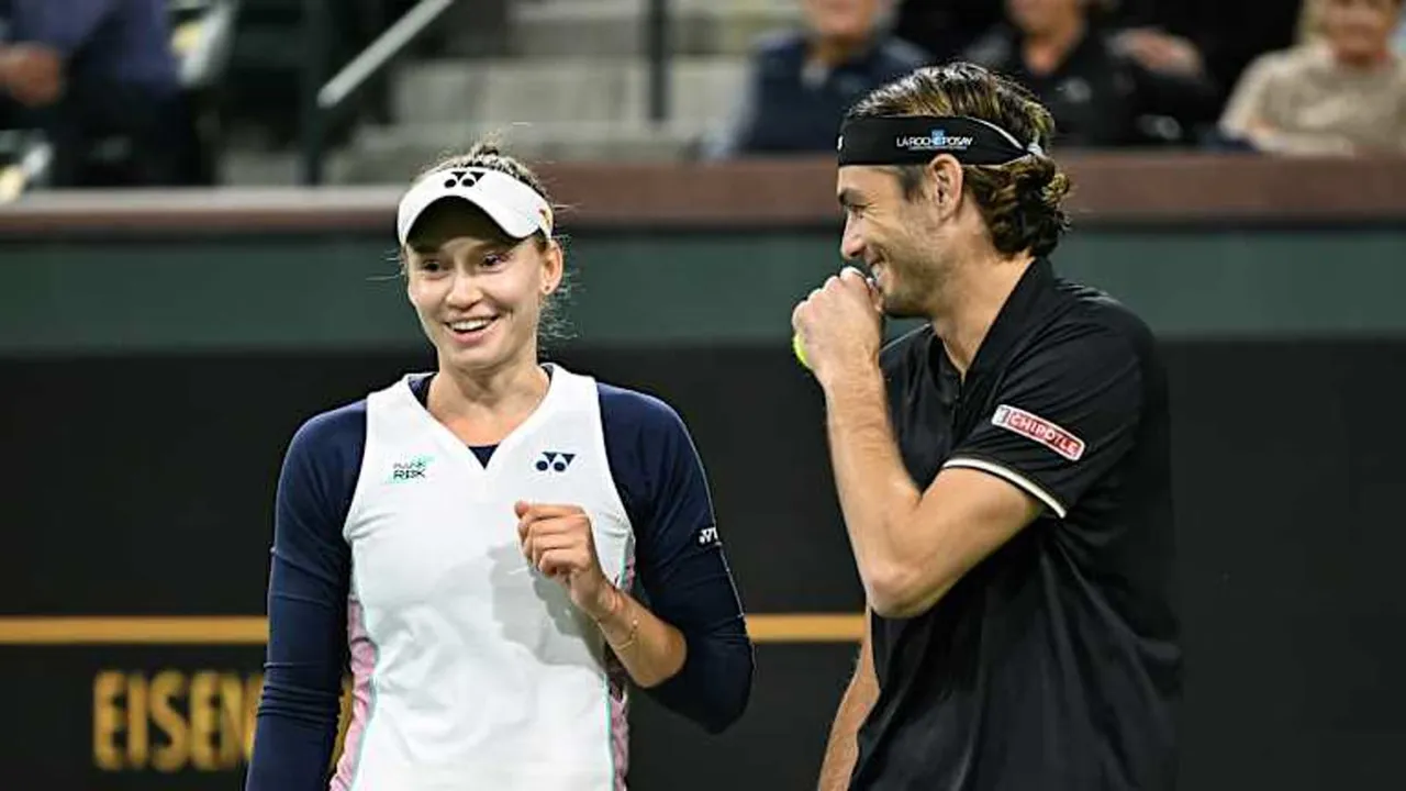 Tennis stars Elena Rybakina and Taylor Fritz