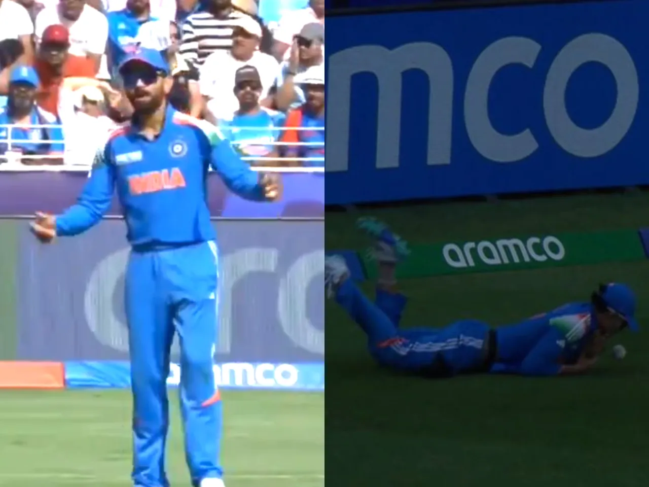 Virat Kohli reacts angrily after Shubman Gill dropped a catch in the CT 2025 final against New Zealand (File Photo; Screengrab/X)