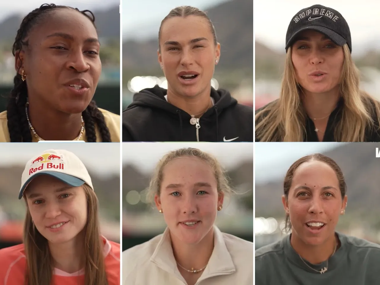 WTA Stars share their women's day message at Indian wells 2025 tennis tournament