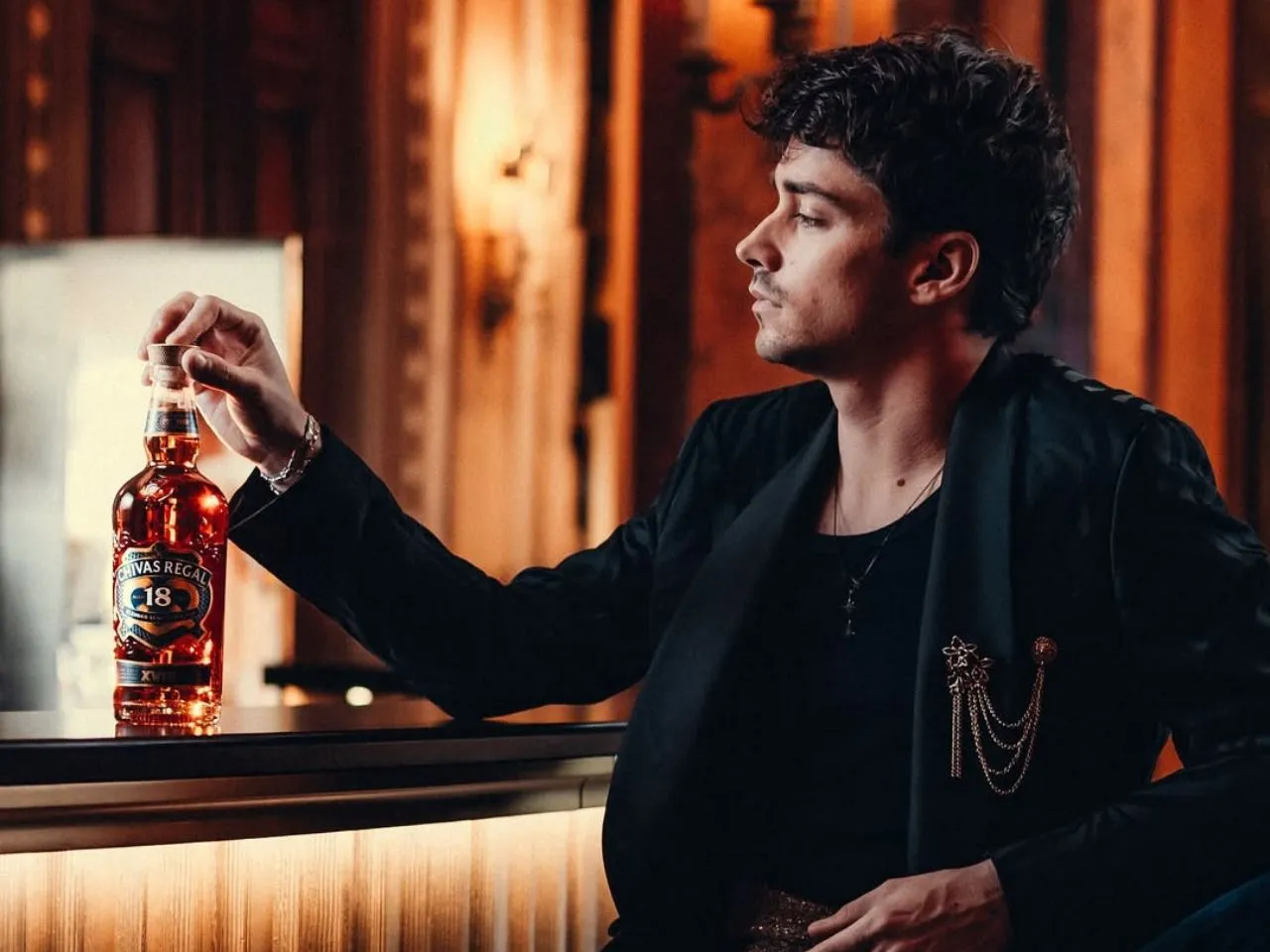 Charles Leclerc partners with Chivas Regal