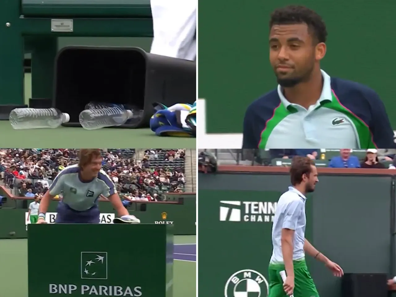 Daniil Medvedev vs Arthur Fils clash