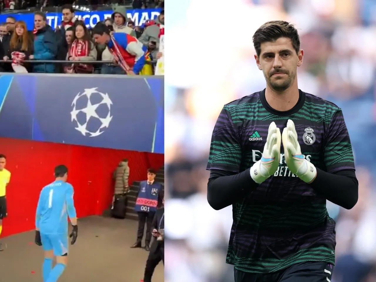 WATCH: Atletico Madrid fans spit at Thibaut Courtois following Real Madrid win 