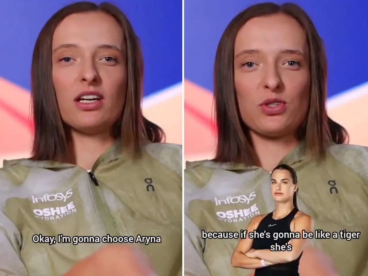 Iga Swiatek and Aryna Sabalenka