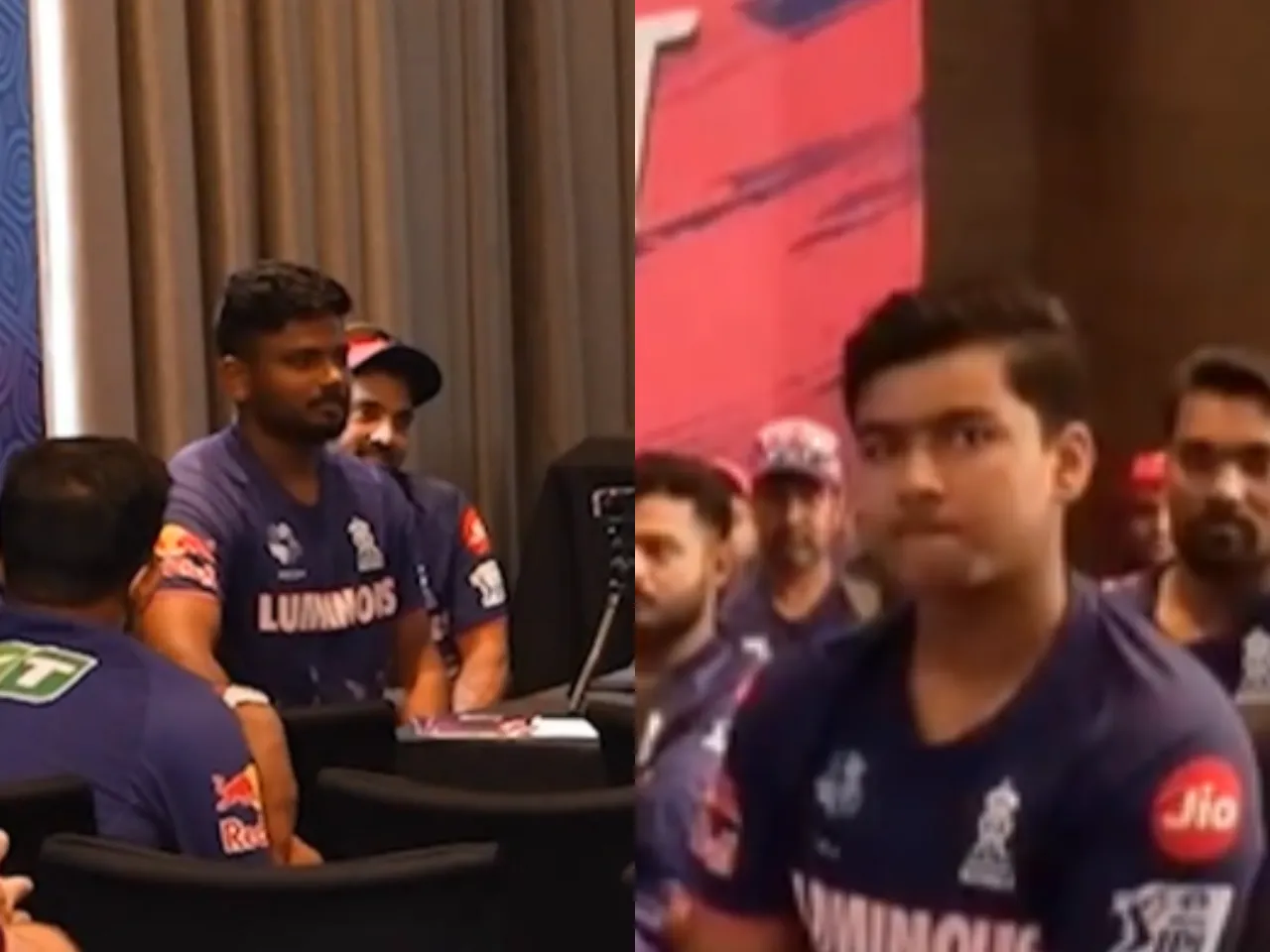 Sanju Samson announcing Riyan Parag as RR's stand-in skipper for first 3 IPL games (File Photo: Screengrab/X/RR)