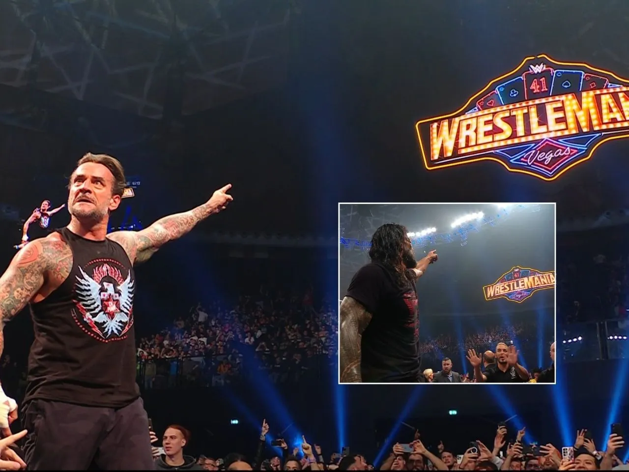 Seth Rollins, CM Punk, And Roman Reigns 