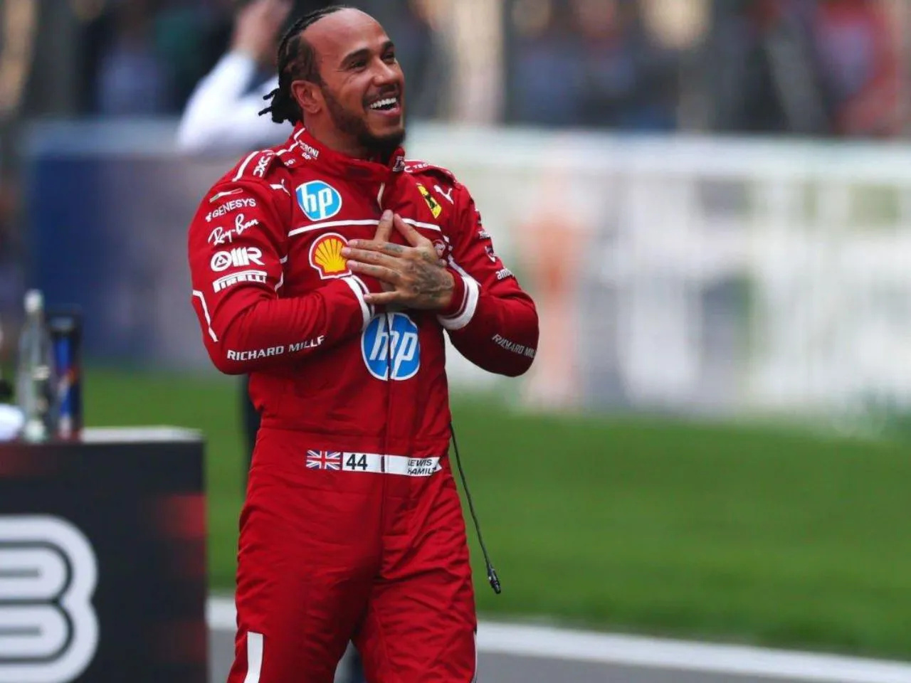 Hamilton heartfelt message to Ferrari after winning the 2025 Chinese GP sprint race
