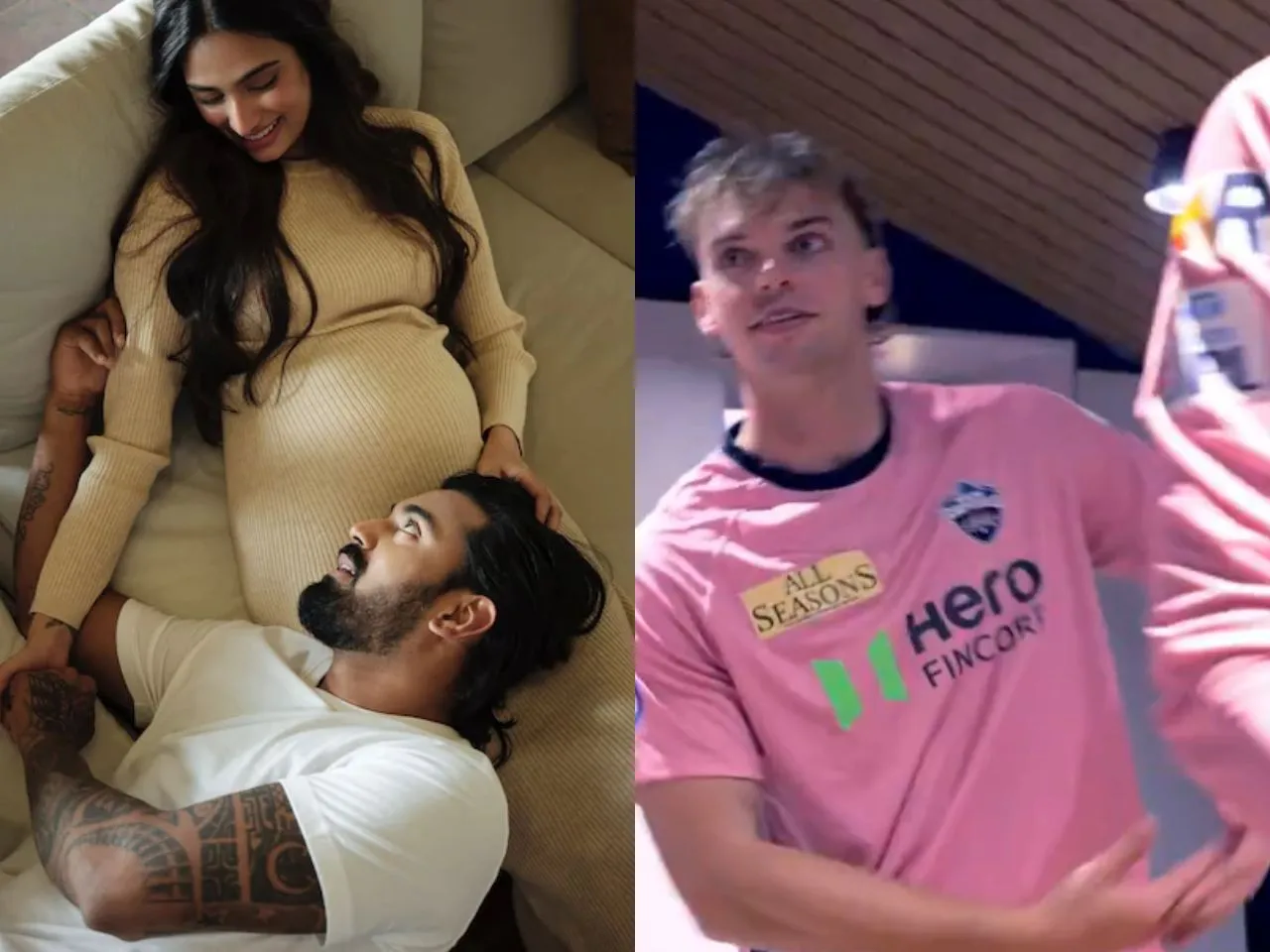 DC players welcoming KL Rahul's child