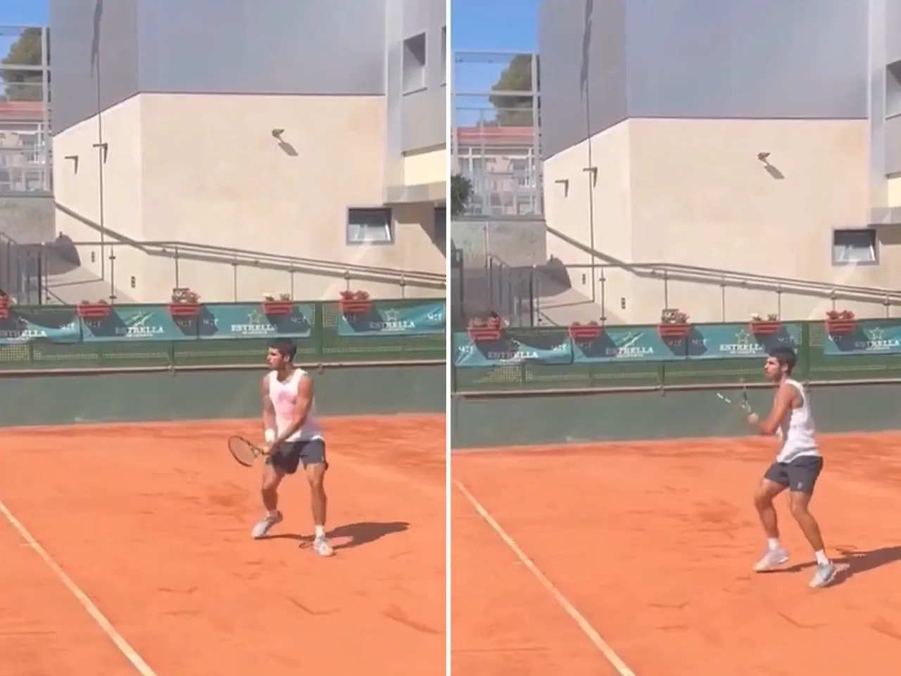 Carlos Alcaraz Returns to Training on Clay