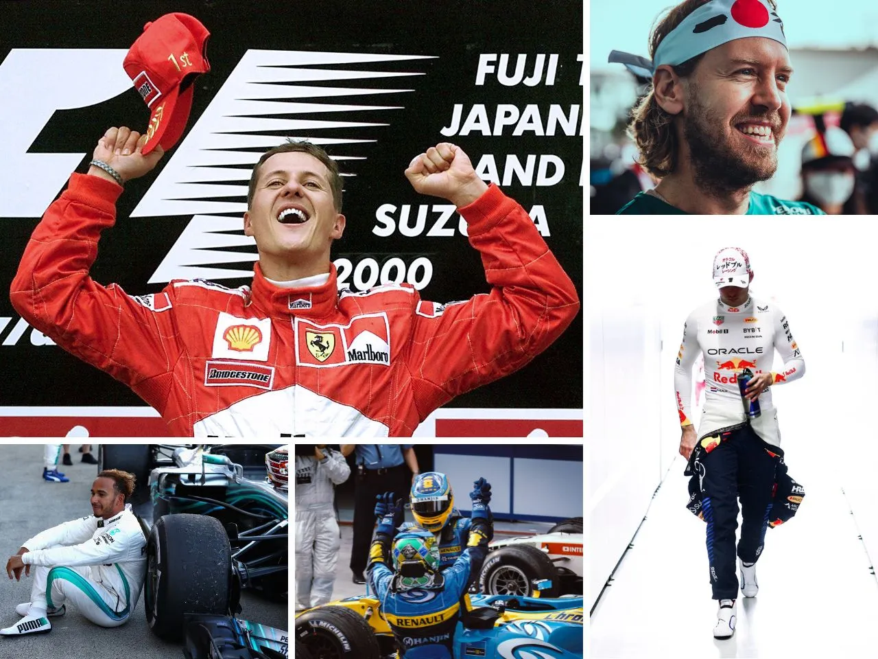 Top 5 Drivers Japanese GP 