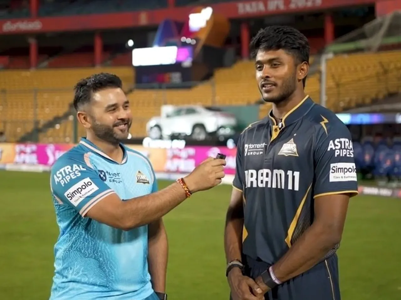 Sai Sudharsan teases Mohammed Siraj