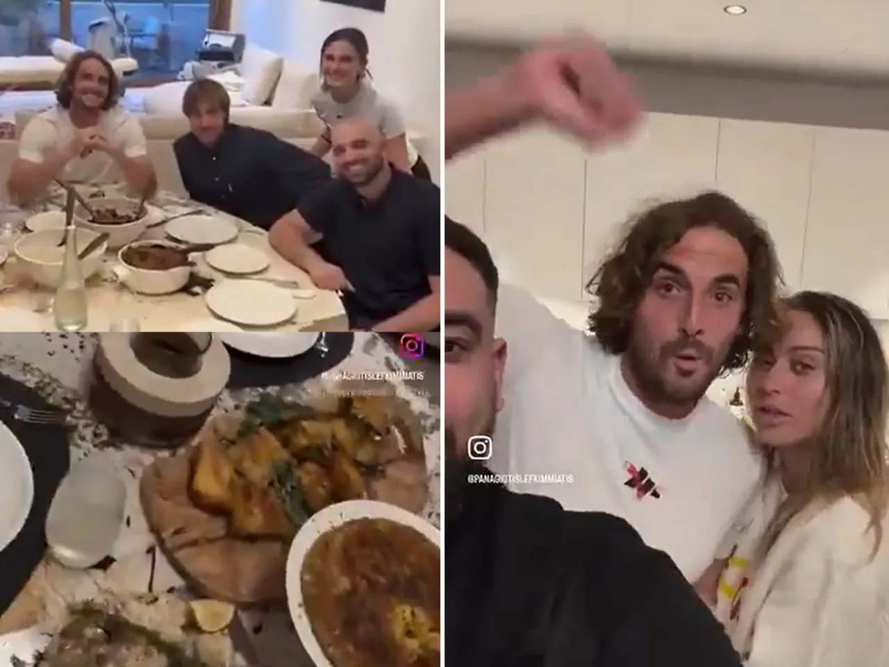  Stefanos Tsitsipas and Paula Badosa Indulge in Luxurious Private Dining Experience 