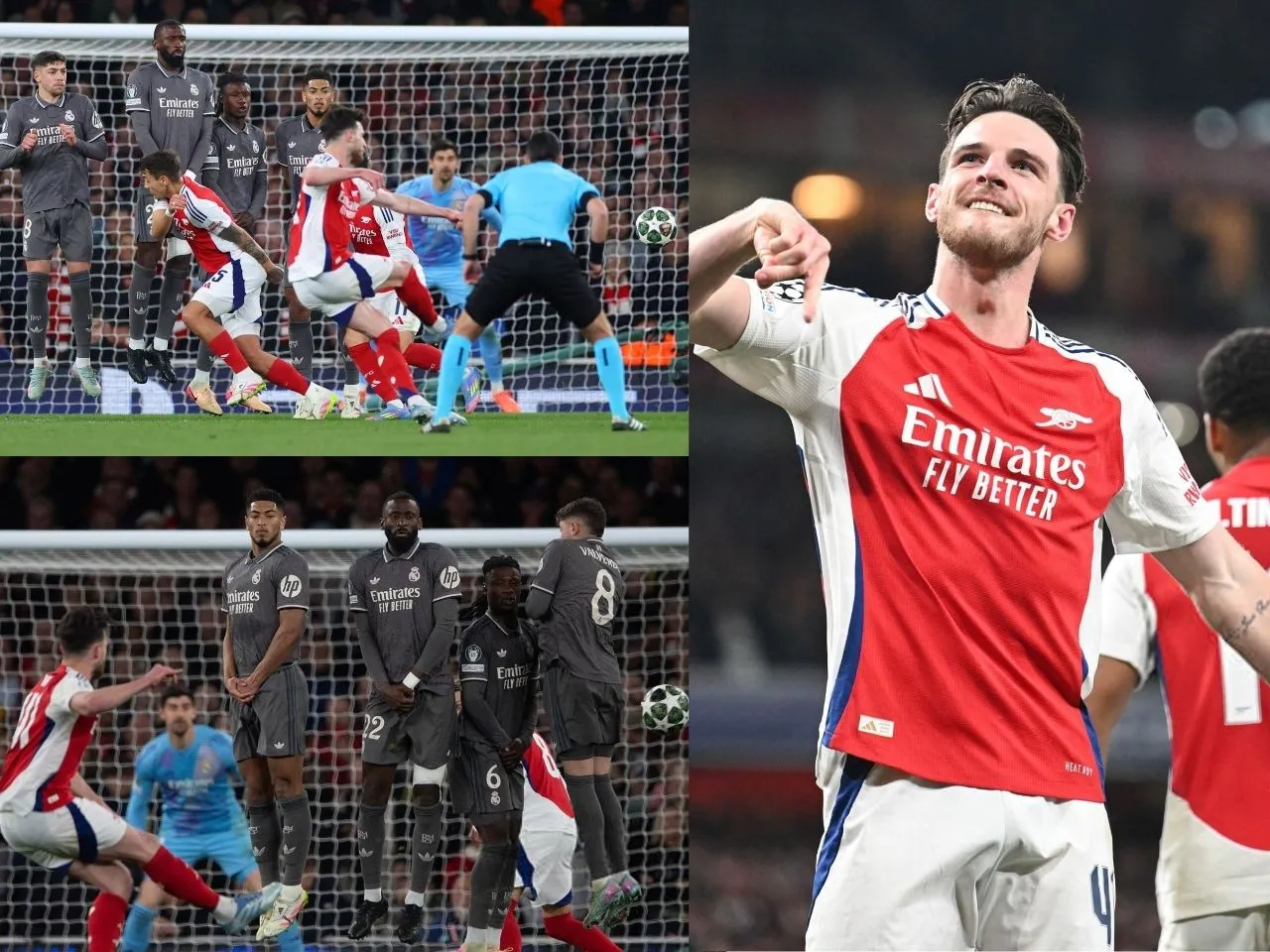 Declan Rice stuns Real Madrid with two free-kick goals