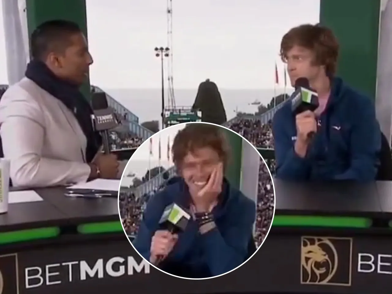 Andrey Rublev’s Interview Turns into a Laugh Fest 