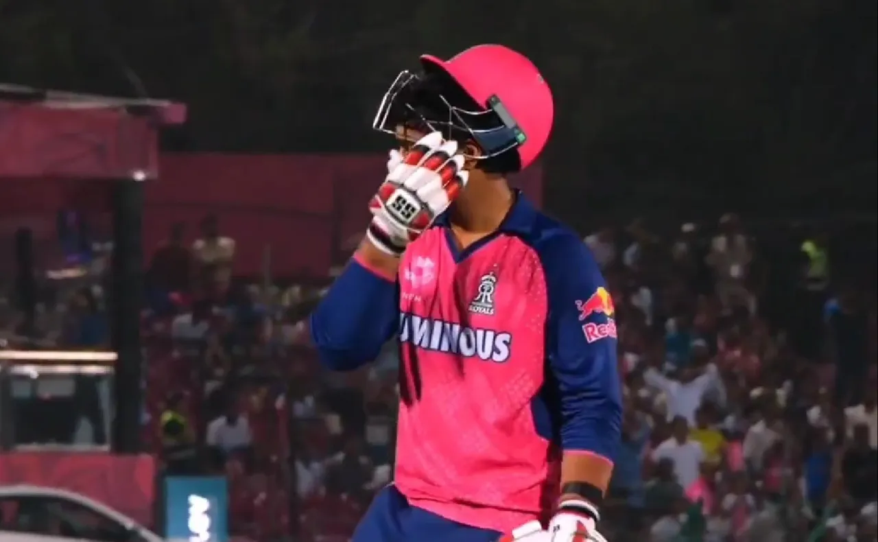 RR vs LSG: Vaibhav Suryavanshi cries after his dismissal for 34