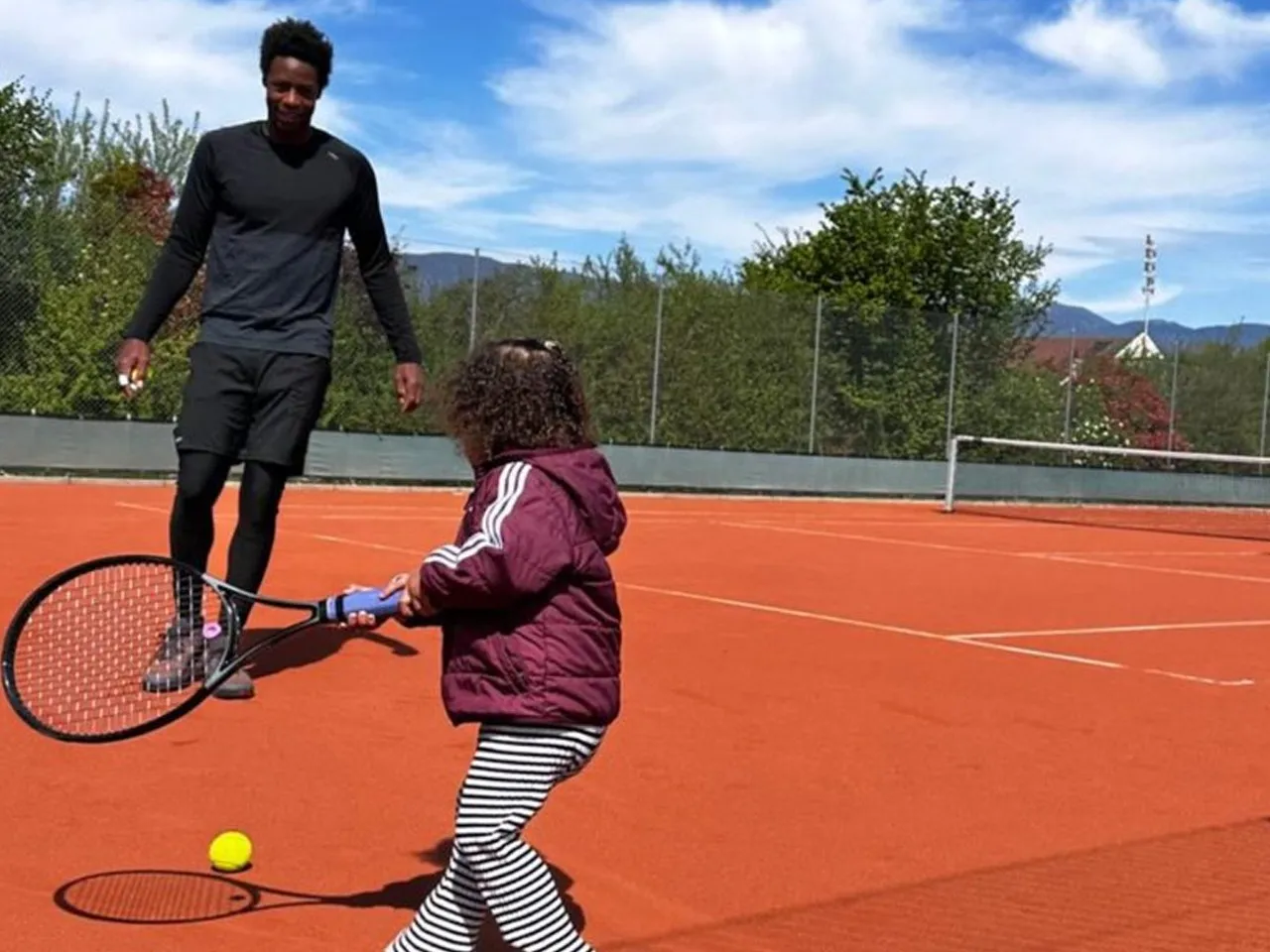 Gael Monfils Melts Hearts in Tender Moment With Daughter Skai