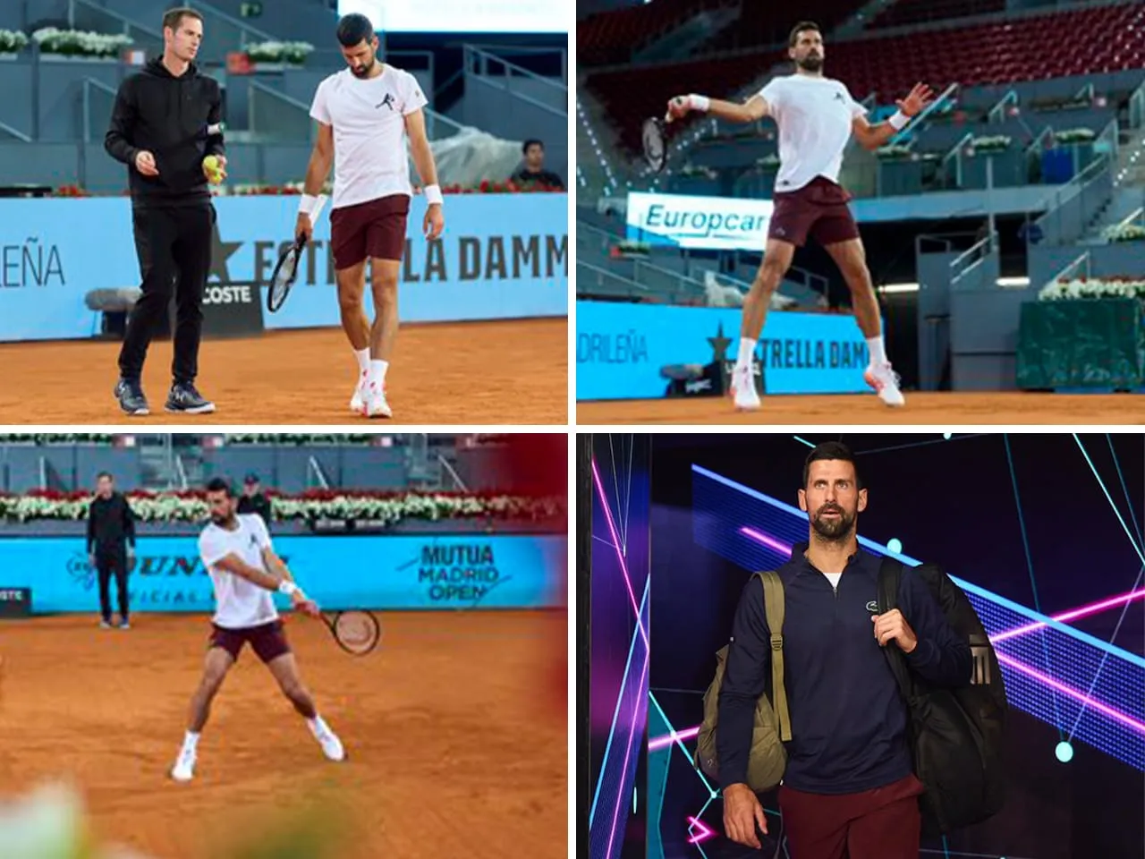 Novak Djokovic Reunites with Former Rival Andy Murray