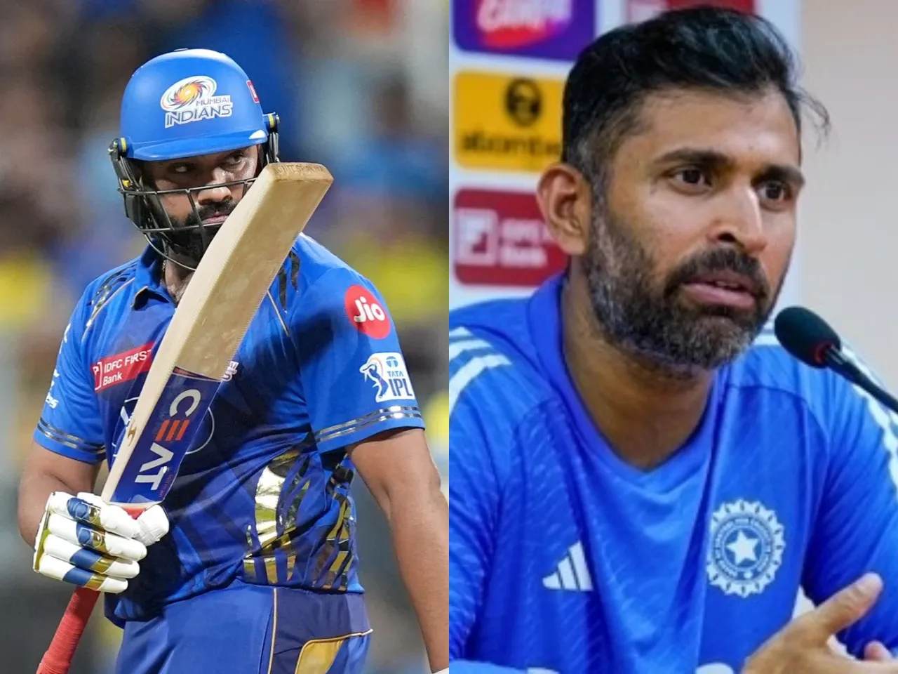 Rohit Sharma and Abhishek Nayar 