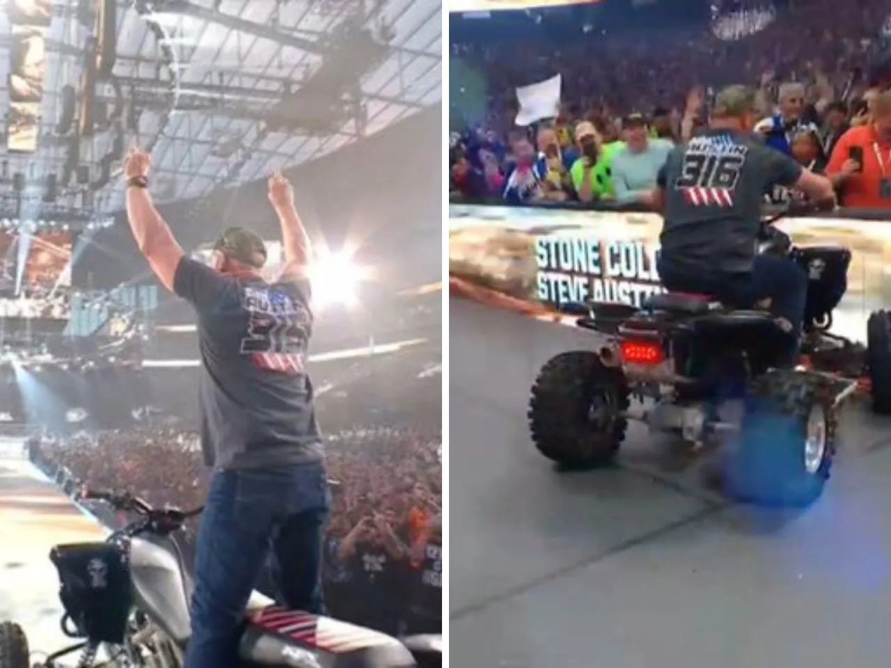 WATCH: Stone Cold Steve Austin returns at WrestleMania 41 ahead of Main Event of Night 2