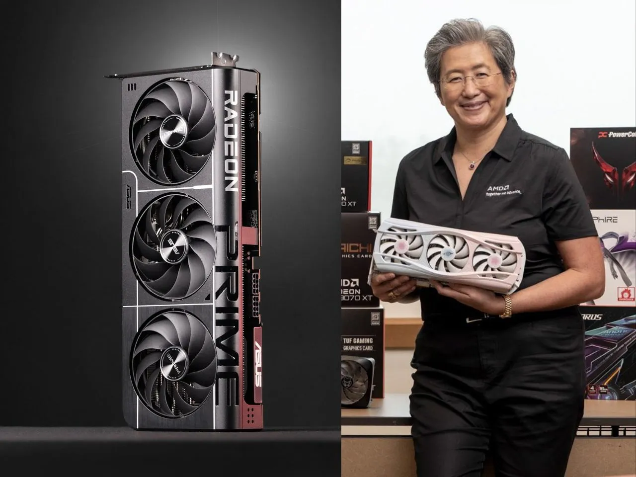 AMD RX 9060 Lisa Su