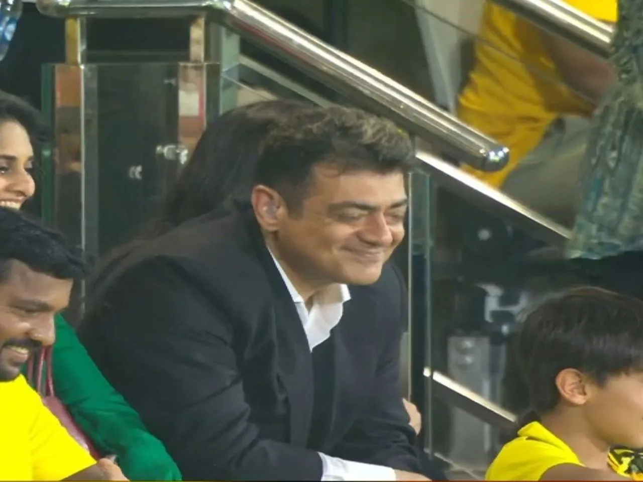 CSK vs SRH: Ajith Kumar watches game in Chepauk