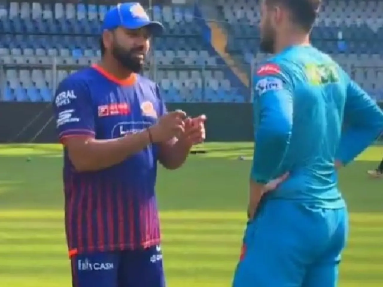 Rohit Sharma mentors LSG batter Abdul Samad