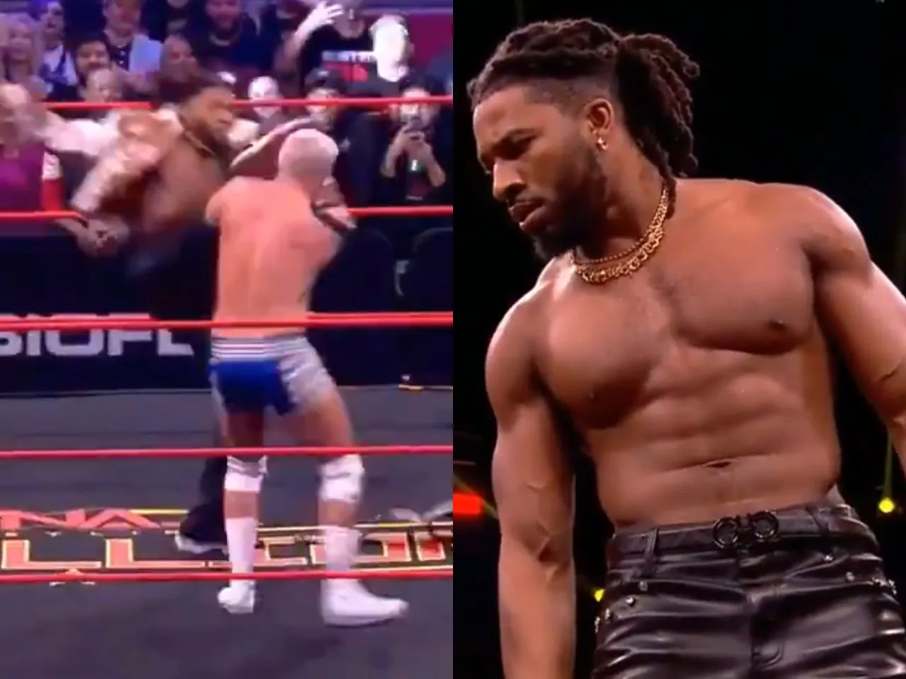 WATCH: Trick Williams attacks Joe Hendry after retaining his TNA World Title at Rebellion 
