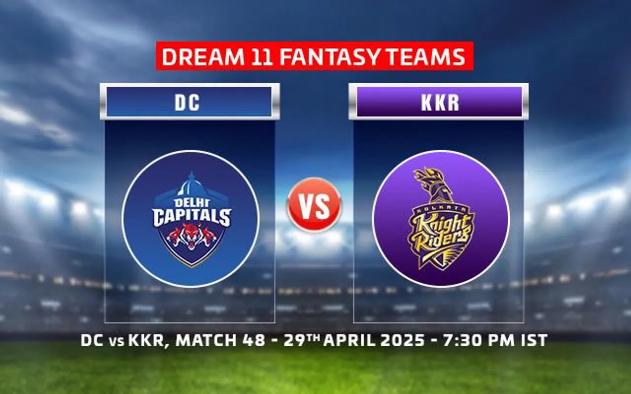DC vs KKR Dream11 Prediction