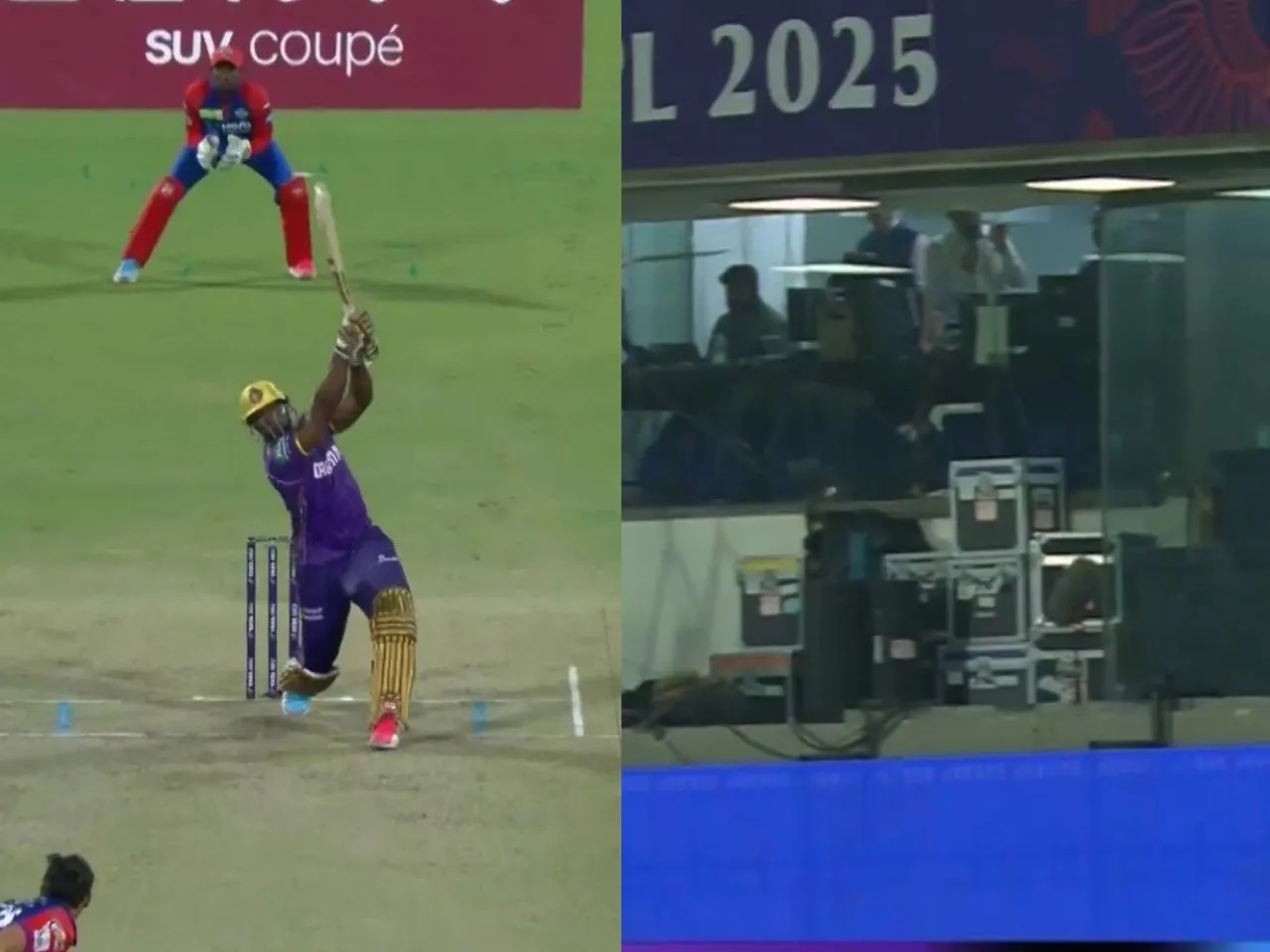 DC vs KKR: Andre Russell 106 meter six 