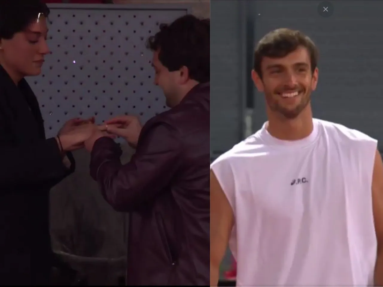 Lorenzo Musetti Beams as Unexpected Marriage Proposal 