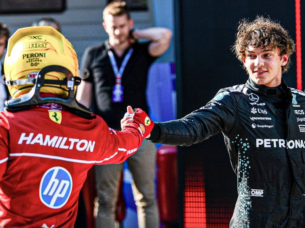 Lewis Hamilton & Kimi Antonelli