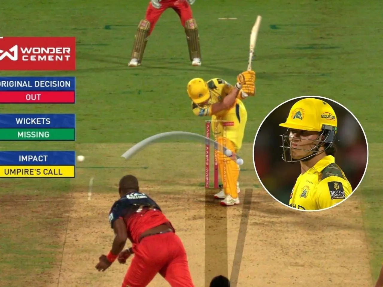 RCB vs CSK: Dewald Brevis given out in controversial fashion