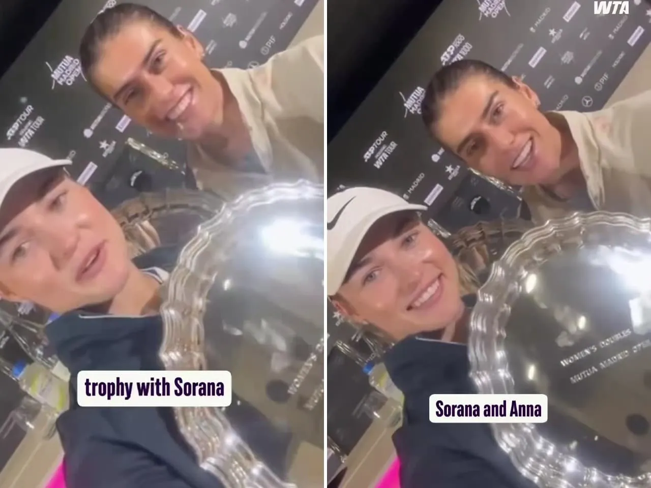 Mutua Madrid Open Champions Kalinskaya and Cîrstea