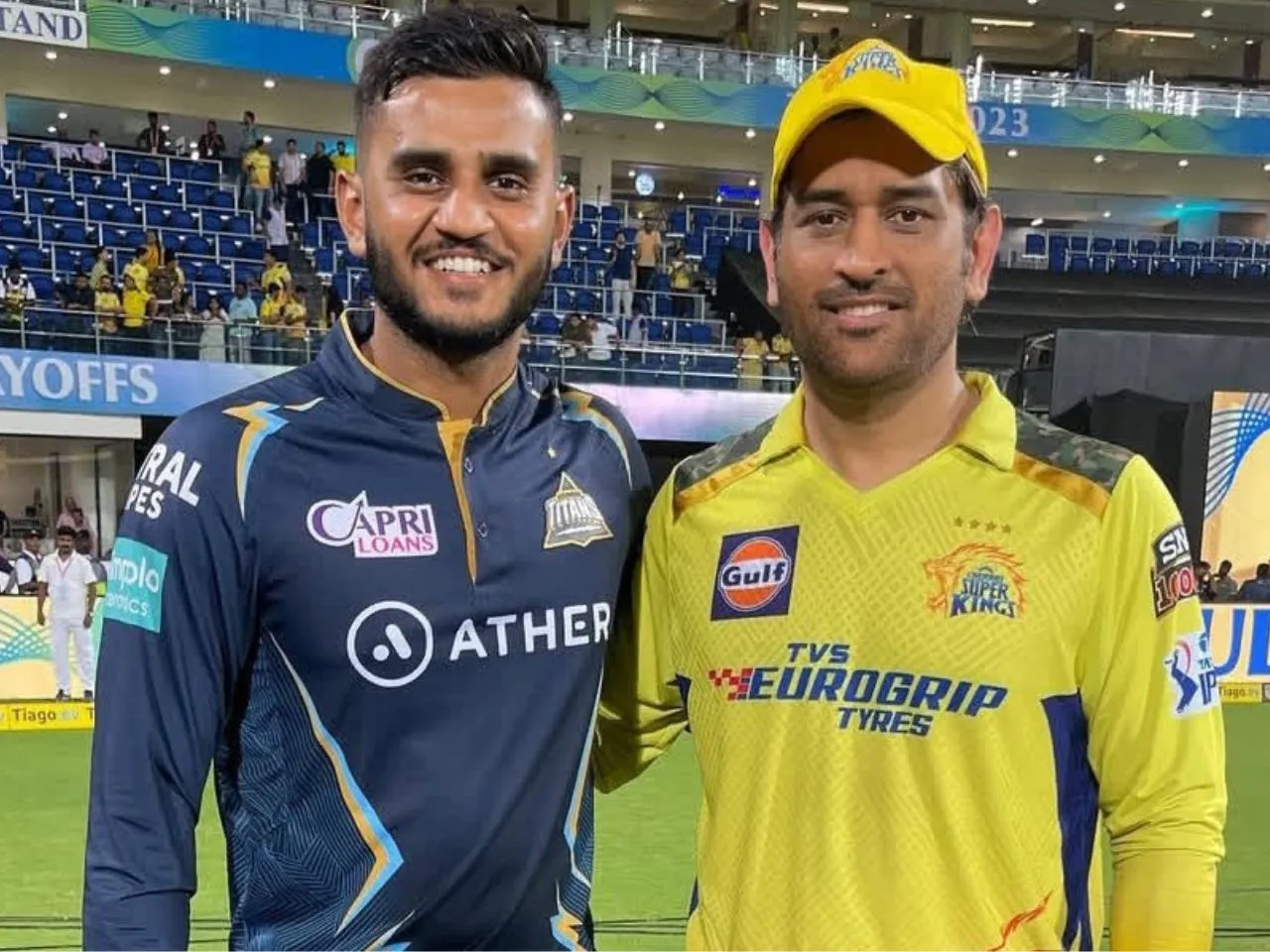 Urvil Patel and MS Dhoni