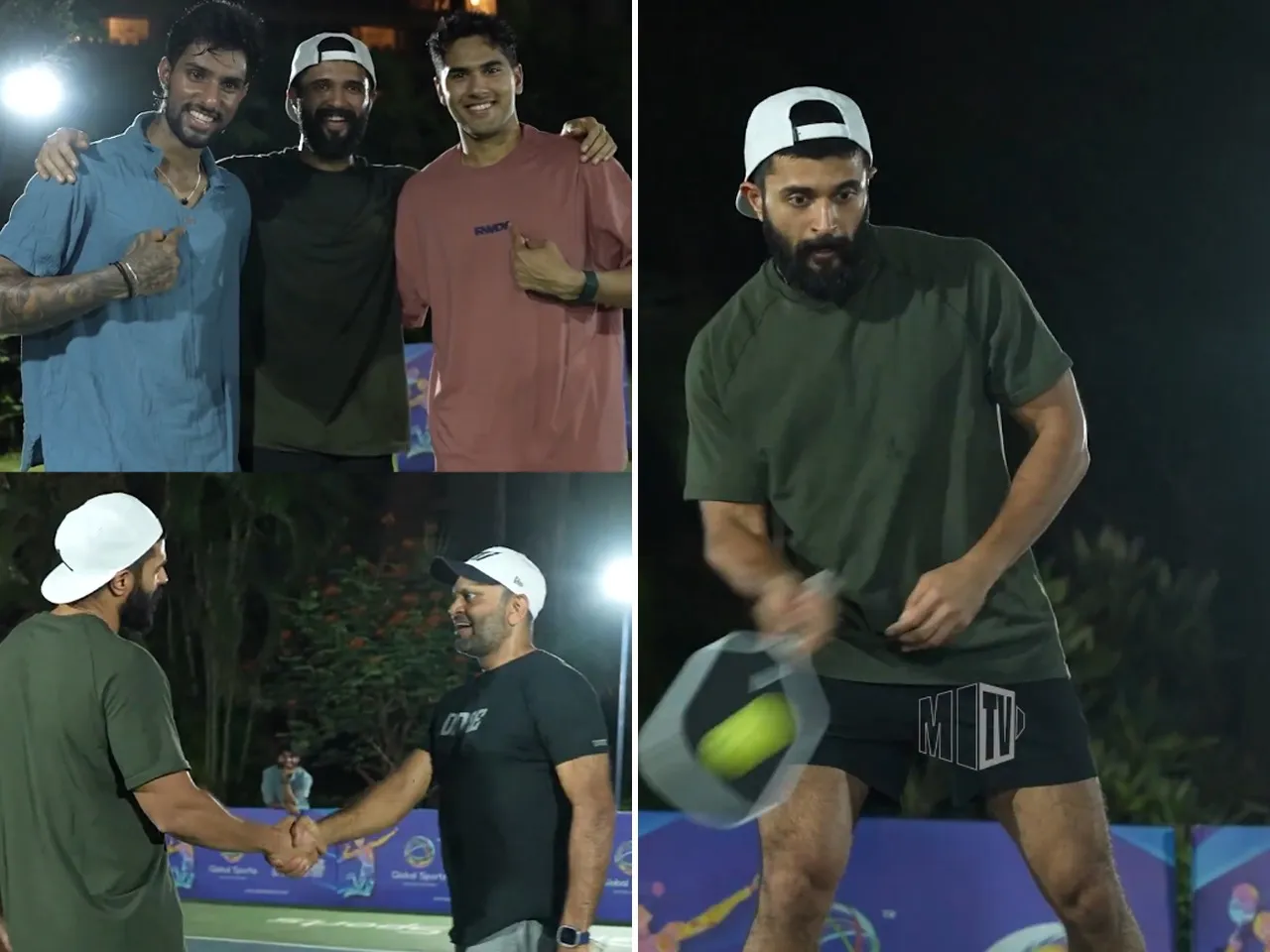 Vijay Devarakonda and Tilak Varma’s Pickleball moment