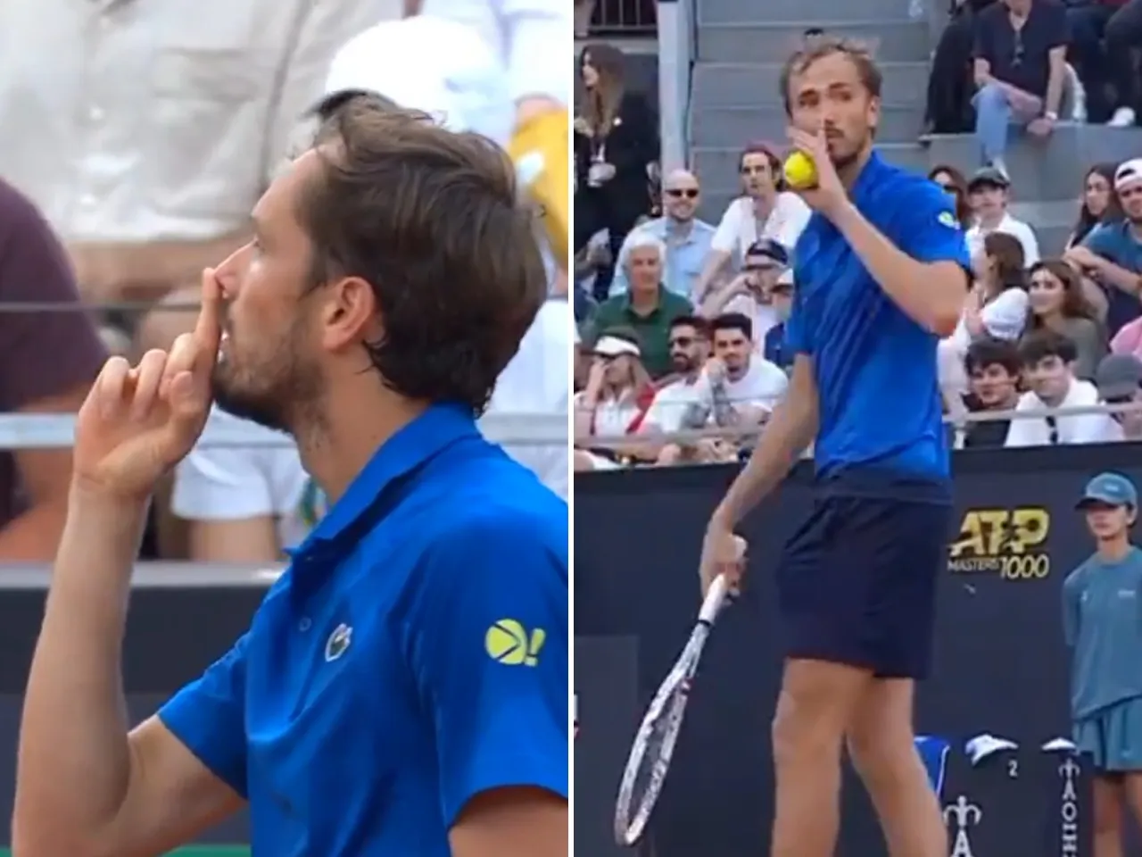 Daniil Medvedev Hits Back at Jeering Fans 