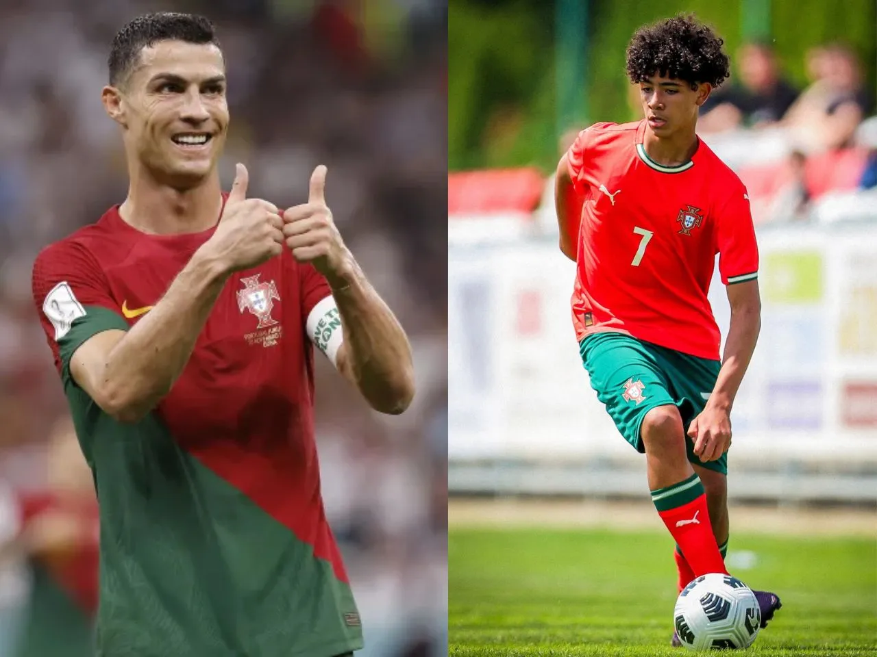 Cristiano Ronaldo and Son