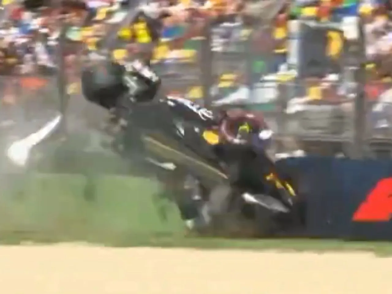 Yuki's scary crash at 2025 Emilia Romagna GP