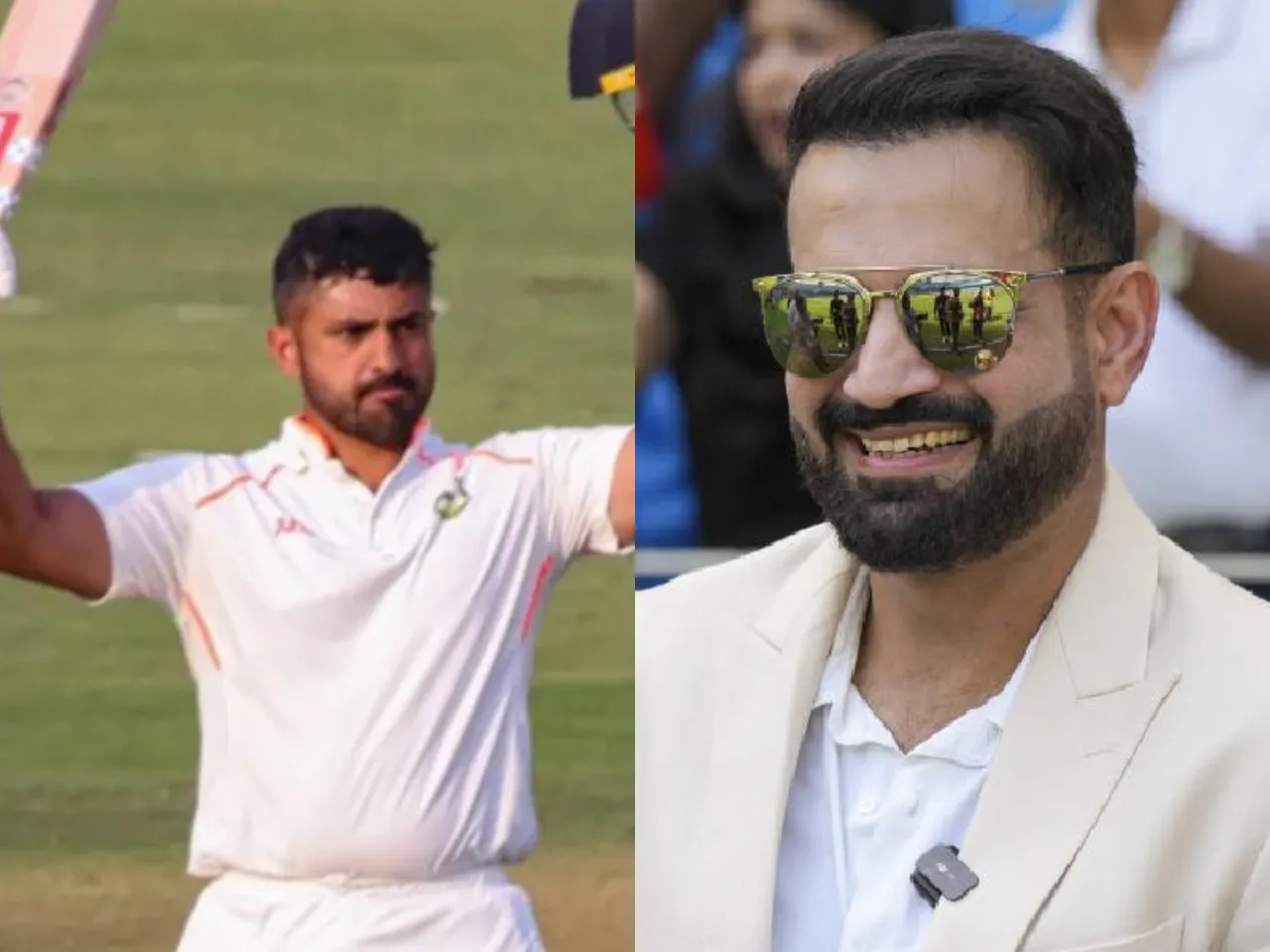 Karun Nair and Irfan Pathan 