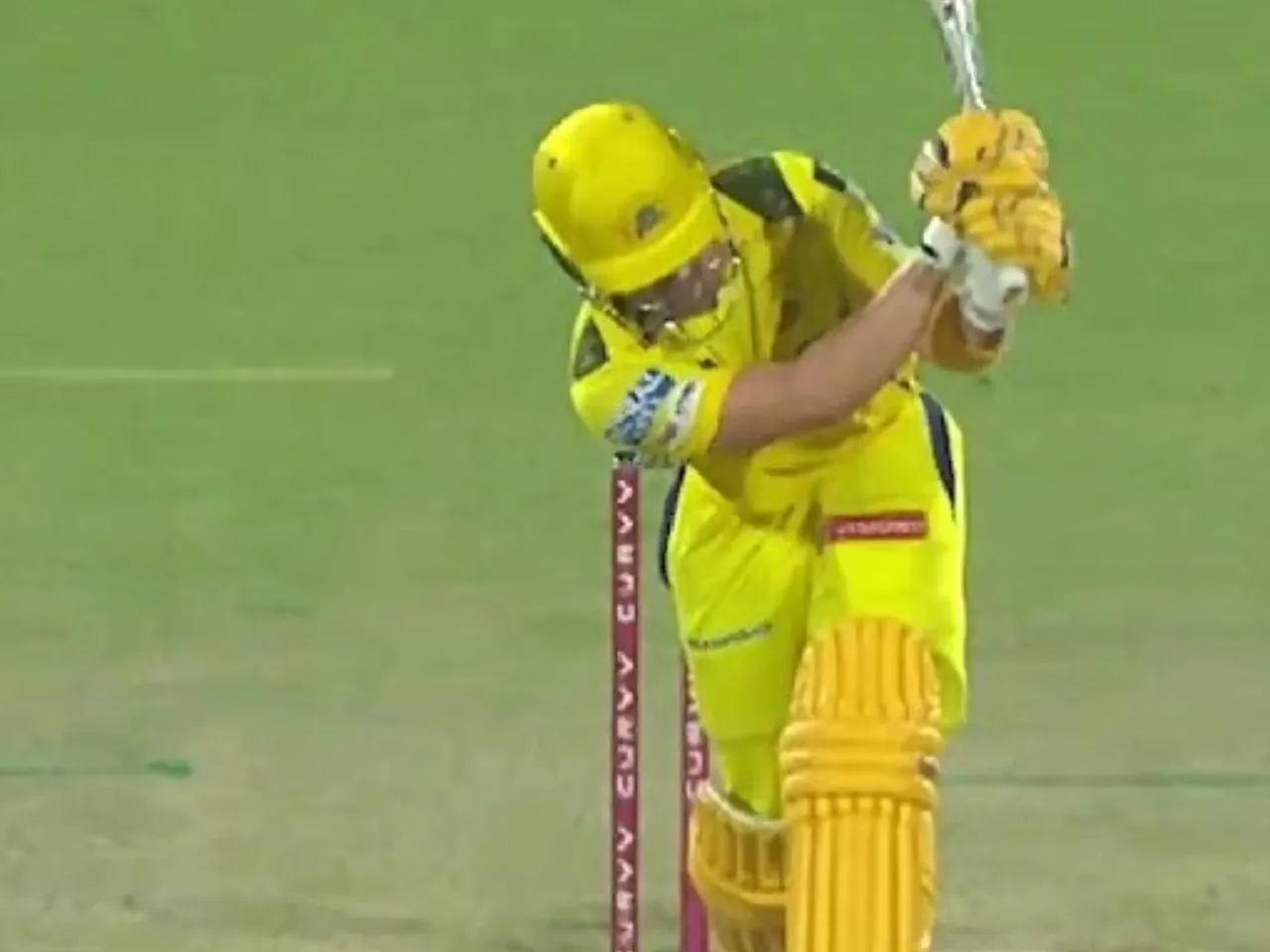 CSK vs RR: Dewald Brevis no look six