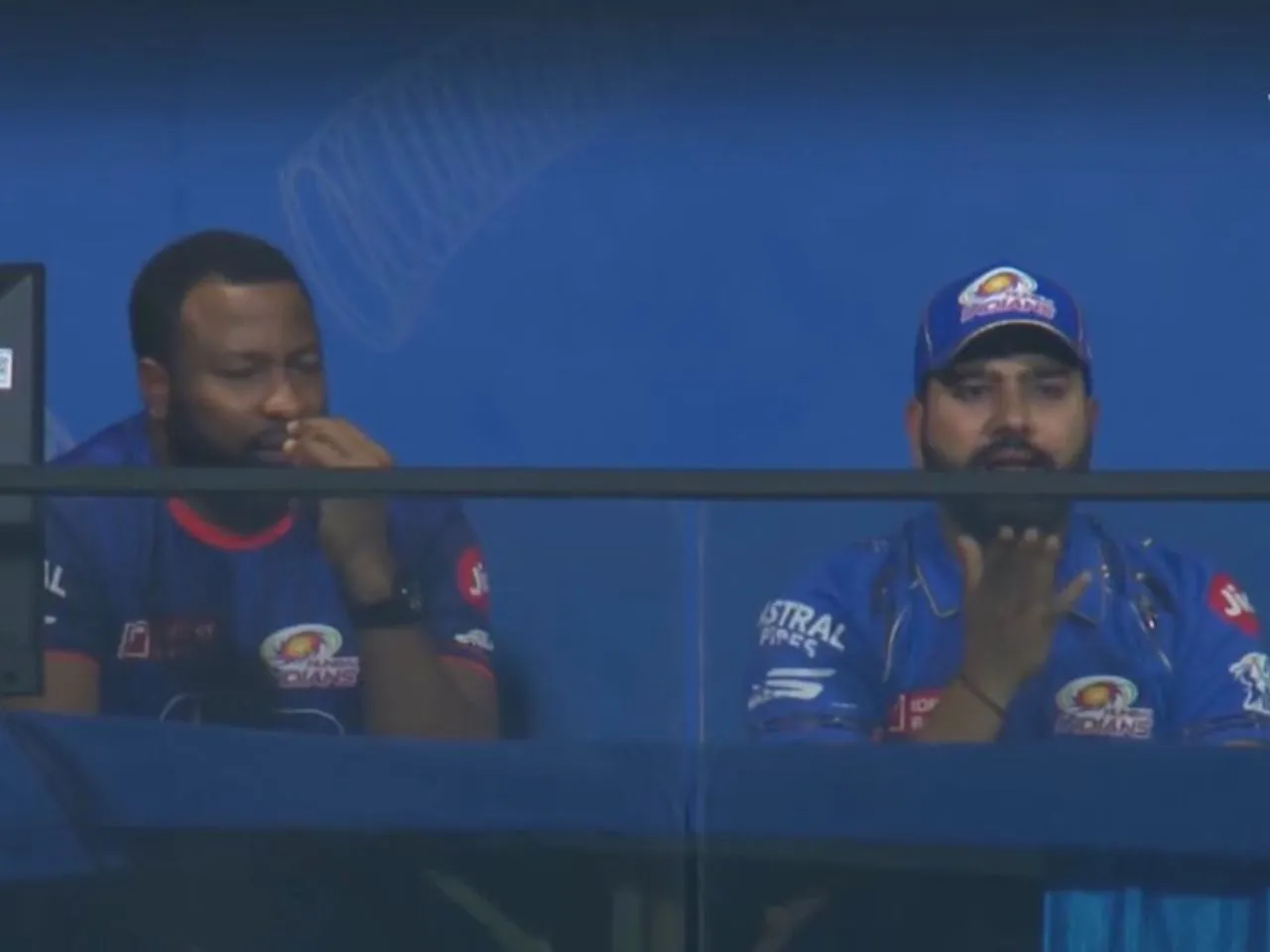 Rohit Sharma and Kieron Pollard