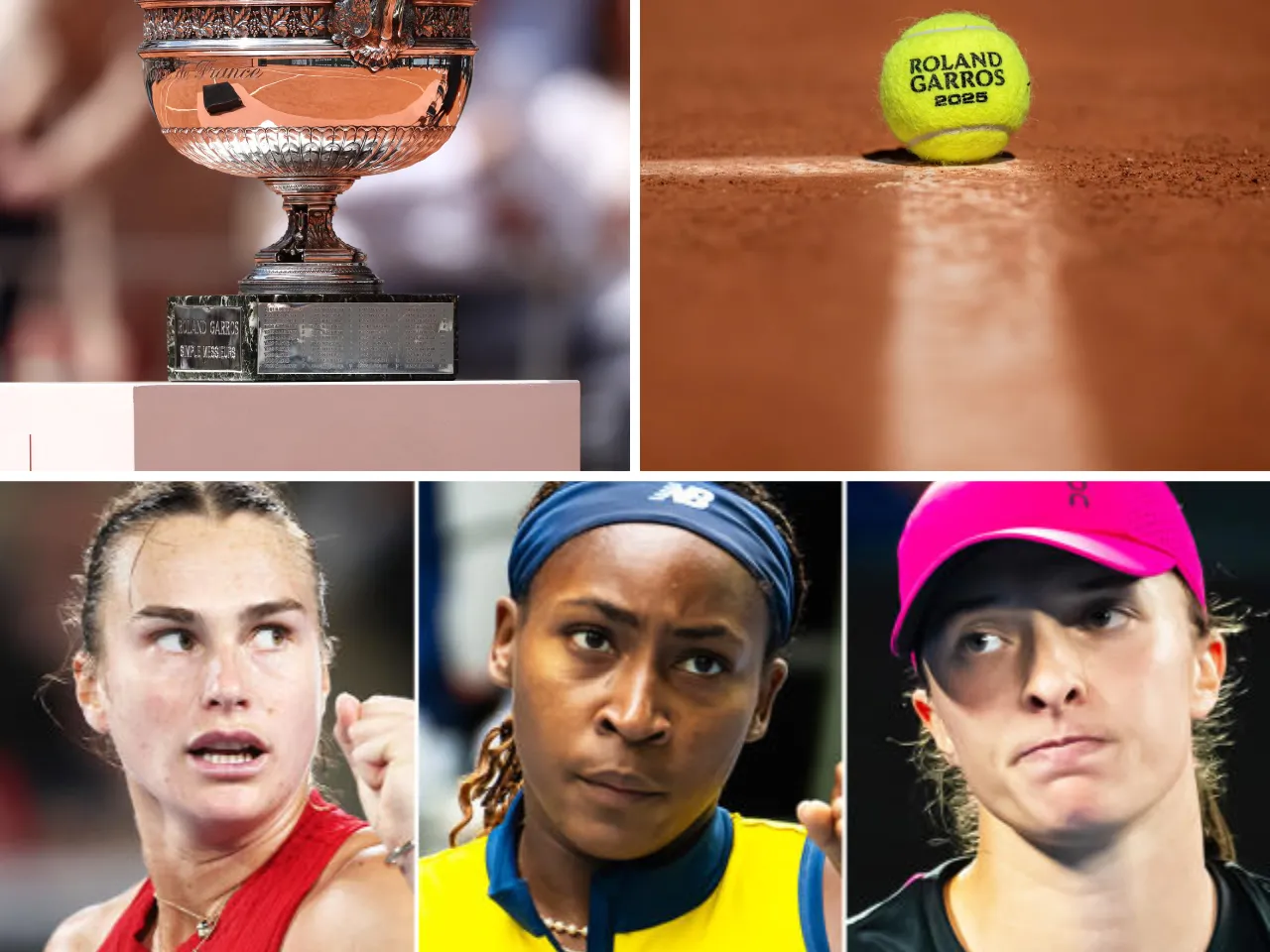 Coco Gauff vs Iga Swiatek vs Aryna Sabalenka