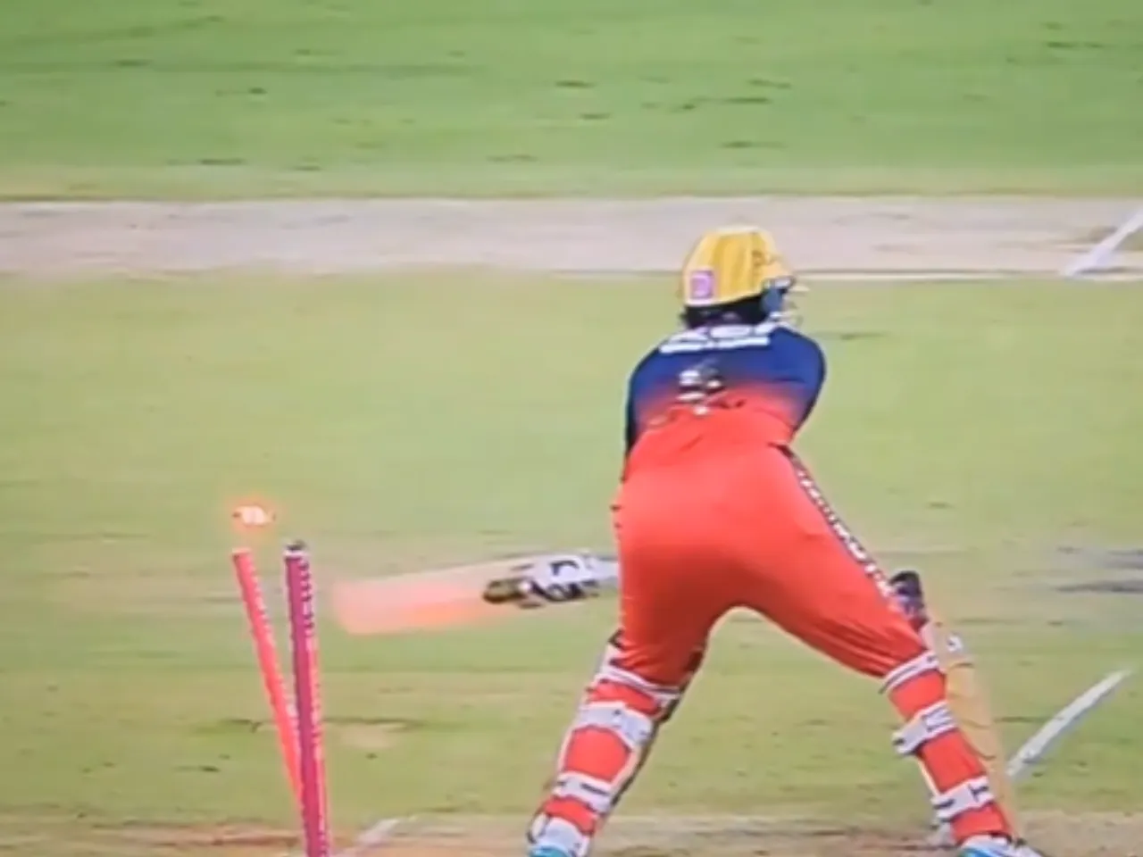 Krunal Pandya got 'hit wicket' out against SRH