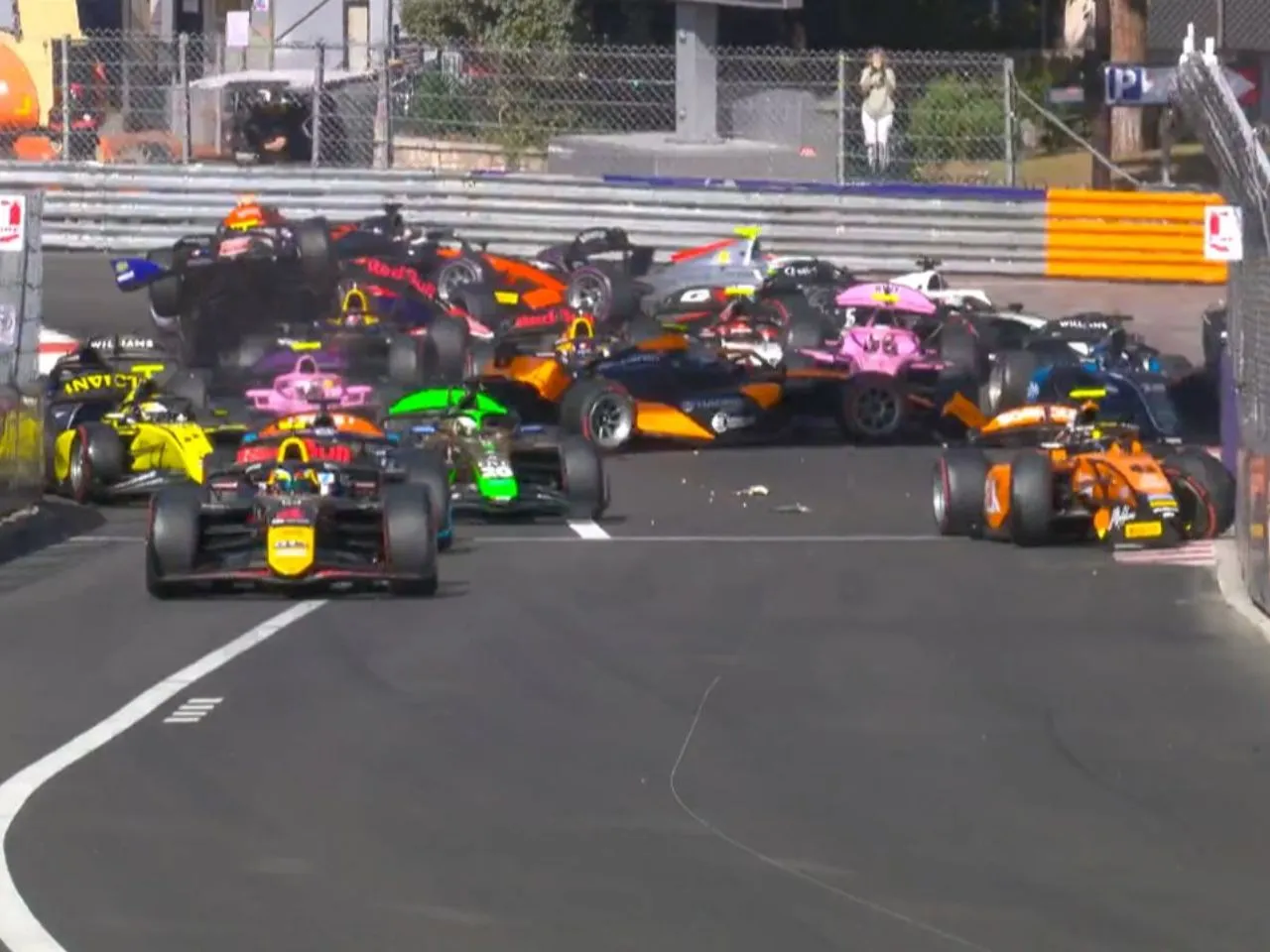F2 crash in Monaco