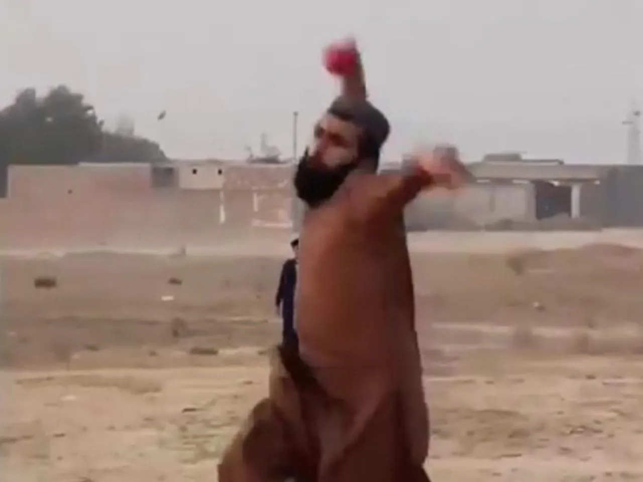 Funny bowling action cricket