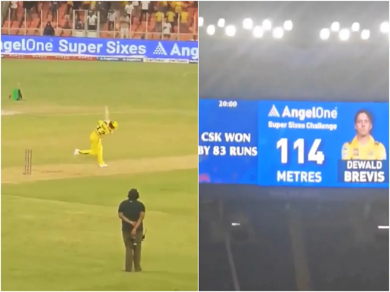  Dewald Brevis gets Rs. 2 lac for smashing 114-m six